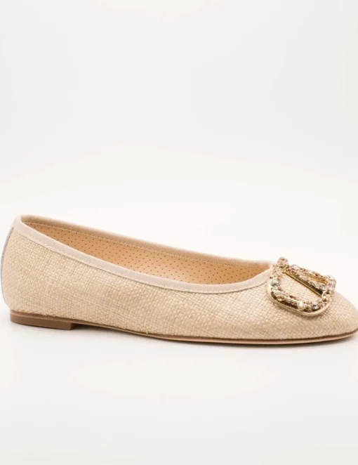Bailarina Alpe 5417-22-06 Rafia Cream de Mujer