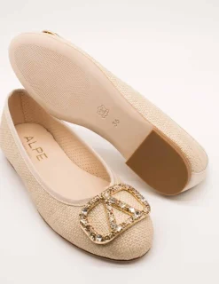Bailarina Alpe 5417-22-06 Rafia Cream de Mujer