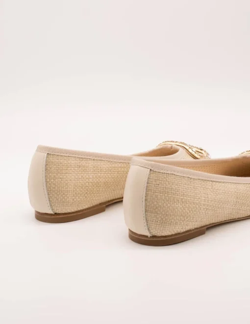 Bailarina Alpe 5417-22-06 Rafia Cream de Mujer