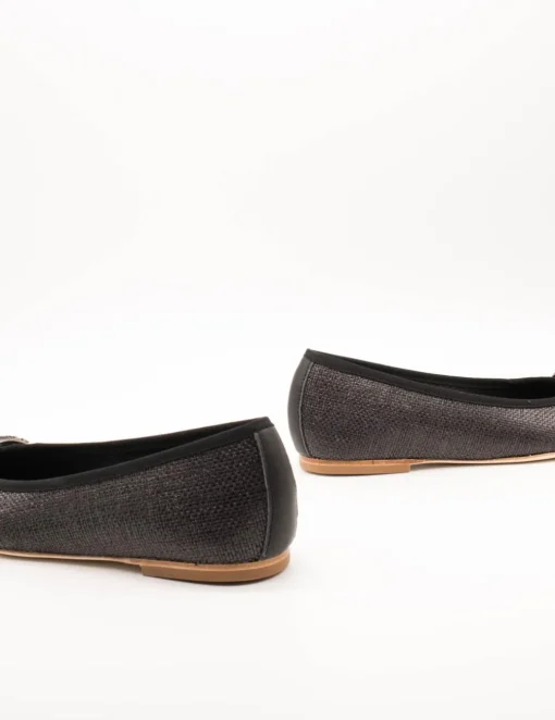 Bailarina Alpe 5417-22-05 Rafia Negro de Mujer