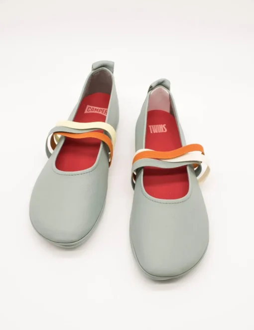 Bailarina Camper K201665-008 Twins Verde de Mujer