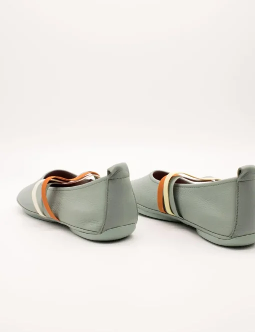 Bailarina Camper K201665-008 Twins Verde de Mujer