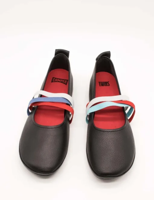 Bailarina Camper K201665-006 Twins Negro de Mujer