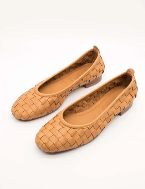 Bailarina Carmela 161662-03 Piel Camel de Mujer