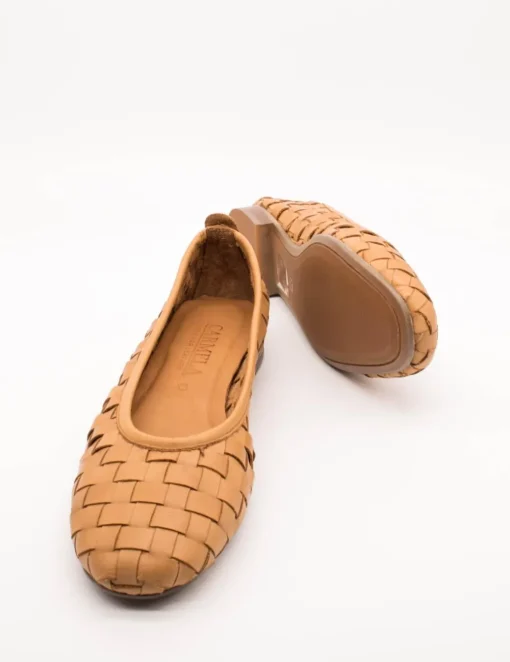 Bailarina Carmela 161662-03 Piel Camel de Mujer