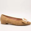 Bailarina Euforia 558 Ante Taupe de Mujer