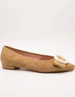 Bailarina Euforia 558 Ante Taupe de Mujer