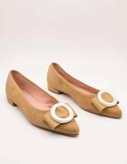 Bailarina Euforia 558 Ante Taupe de Mujer