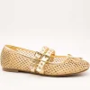 Bailarina Guess FLJKNN FAB02 Kayann Gold de Mujer