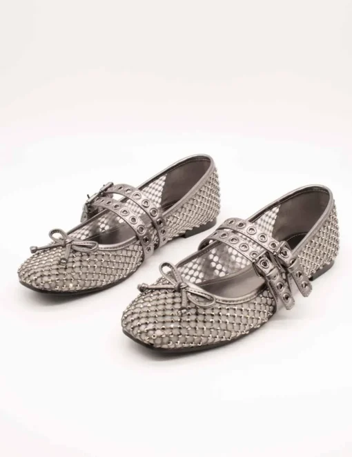 Bailarina Guess FLJKNN FAB02 Kayann Pewter de Mujer