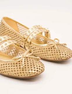 Bailarina Guess FLJKNN FAB02 Kayann Gold de Mujer
