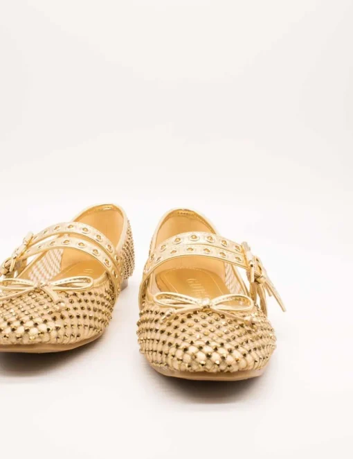 Bailarina Guess FLJKNN FAB02 Kayann Gold de Mujer