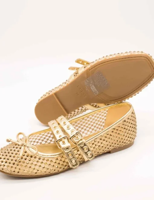 Bailarina Guess FLJKNN FAB02 Kayann Gold de Mujer