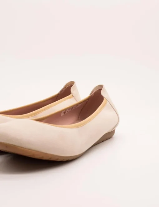 Bailarina Sabrinas 22010 Ante Beige de mujer.