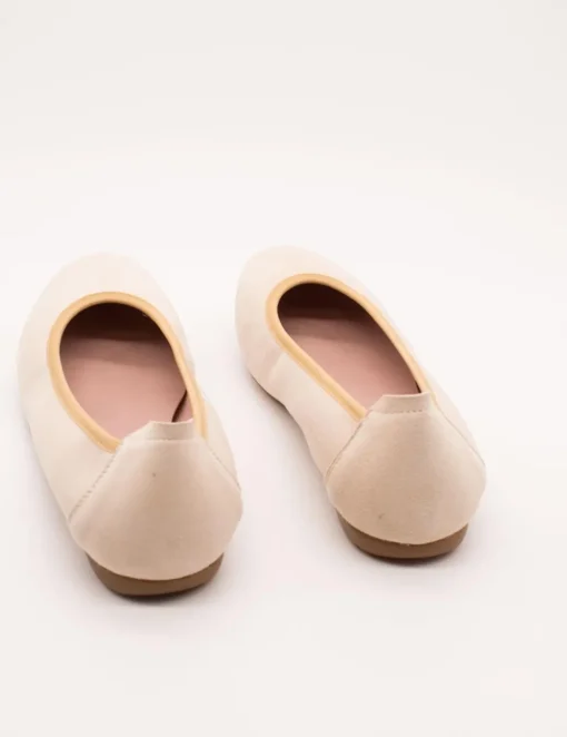 Bailarina Sabrinas 22010 Ante Beige de mujer.
