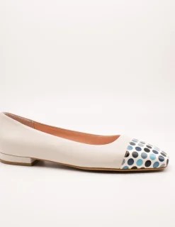 Bailarina Zabba 7100 Glamour Ivory de Mujer