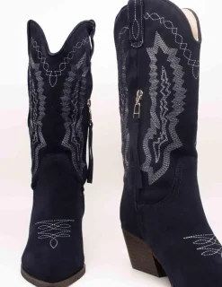 Bota BeFree TY2211-03 Suede Blue de Mujer
