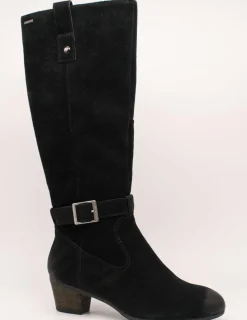 Bota clarks Melanie Hi GTX black de mujer.
