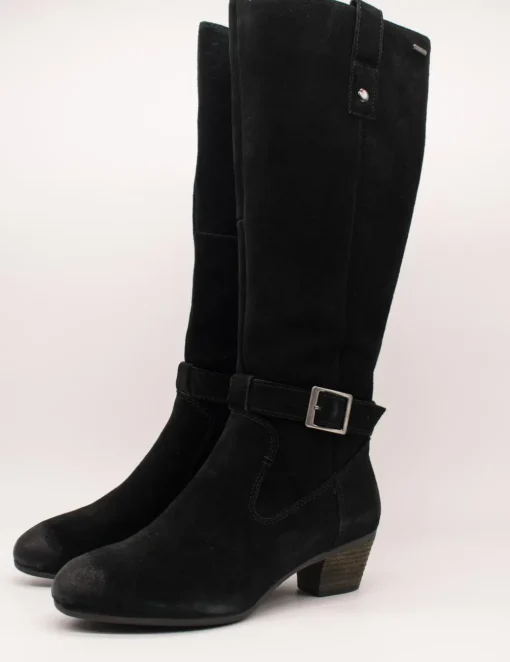 Bota clarks Melanie Hi GTX black de mujer.