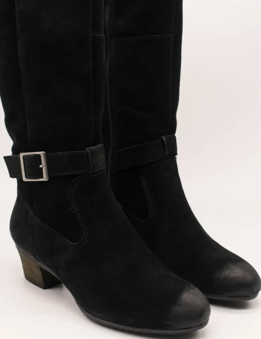 Bota clarks Melanie Hi GTX black de mujer.