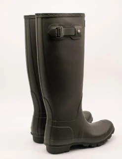 Bota Hunter 1000 tall dark olive de mujer.