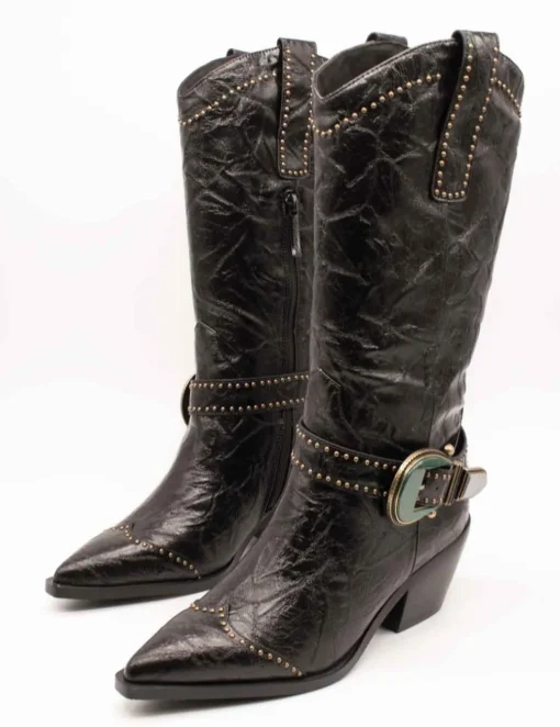 Bota Noa Harmon Owen 9771 Negro de Mujer