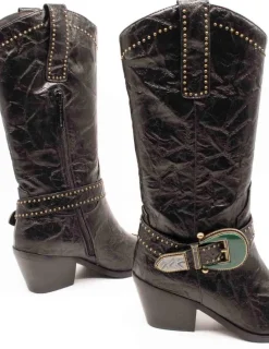 Bota Noa Harmon Owen 9771 Negro de Mujer