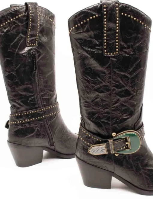 Bota Noa Harmon Owen 9771 Negro de Mujer