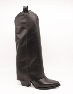 Bota Ovyé S07020VITNE-Nero Stivale Negro de Mujer