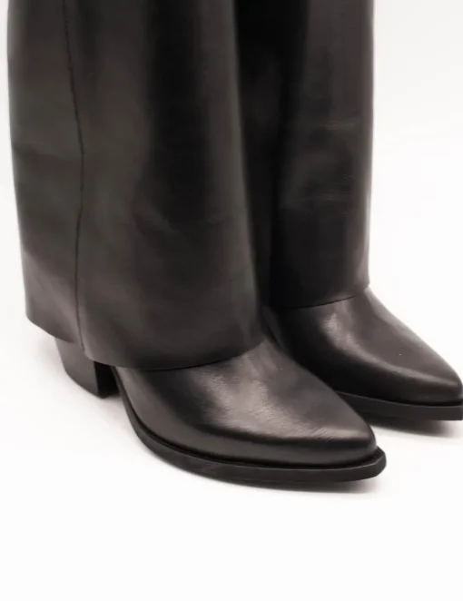 Bota Ovyé S07020VITNE-Nero Stivale Negro de Mujer