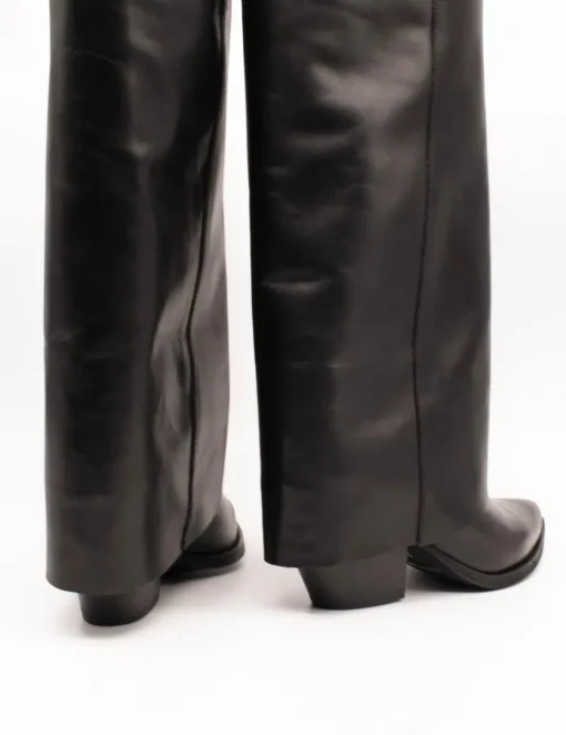 Bota Ovyé S07020VITNE-Nero Stivale Negro de Mujer