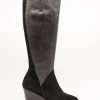 Bota Wonders 3604 negro de mujer