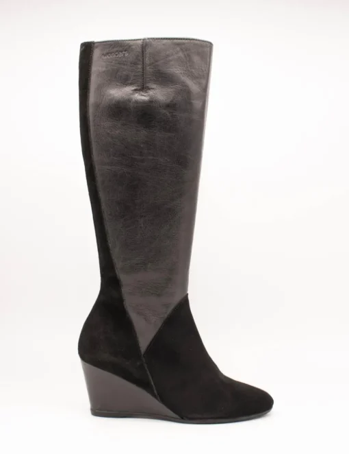 Bota Wonders 3604 negro de mujer