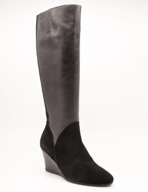 Bota Wonders 3604 negro de mujer