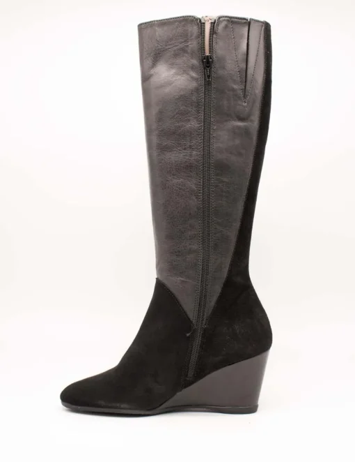 Bota Wonders 3604 negro de mujer