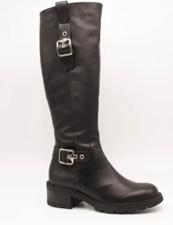 Bota Wonders D-1407 Bulut Negro de Mujer