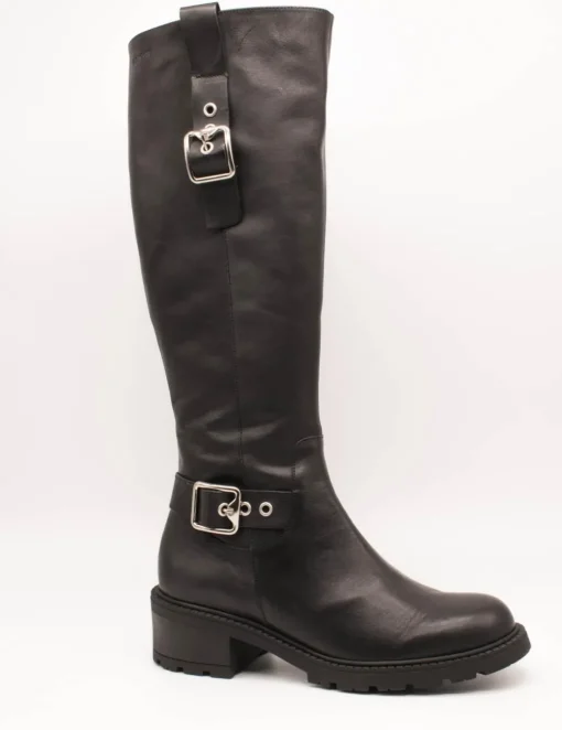 Bota Wonders D-1407 Bulut Negro de Mujer