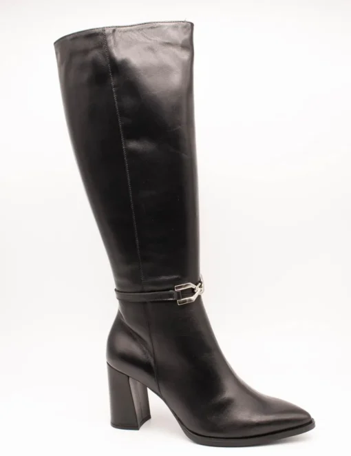 Bota Wonders M-5424 Coqueta Negro de Mujer