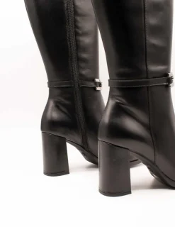 Bota Wonders M-5424 Coqueta Negro de Mujer
