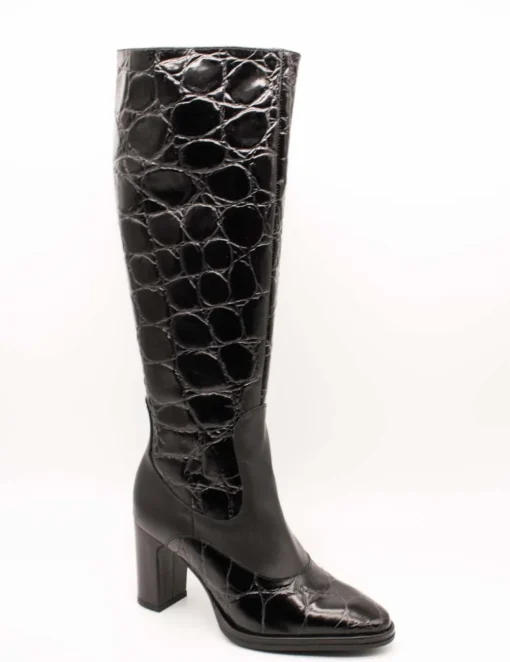 Bota Wonders M-5133 Zambesi Bora Negro de Mujer