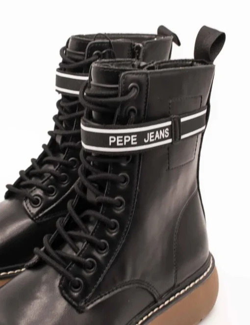 Botín Pepe Jeans PLS50503-999 Yoko Fact Black de Mujer