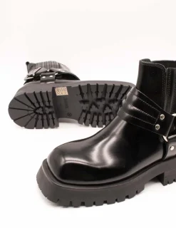 Botín Bronx 47594 Qui-nn Black de Mujer
