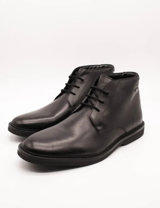 Botín Clarks 26161365 Atticus GTX Black de Hombre