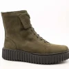 Botín Clarks 26179123 Torhill Rise Dark Green de Mujer