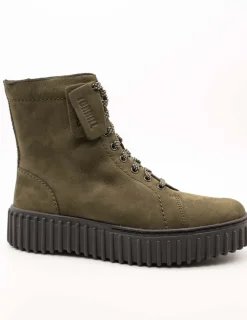 Botín Clarks 26179123 Torhill Rise Dark Green de Mujer