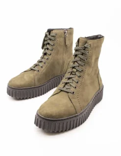 Botín Clarks 26179123 Torhill Rise Dark Green de Mujer