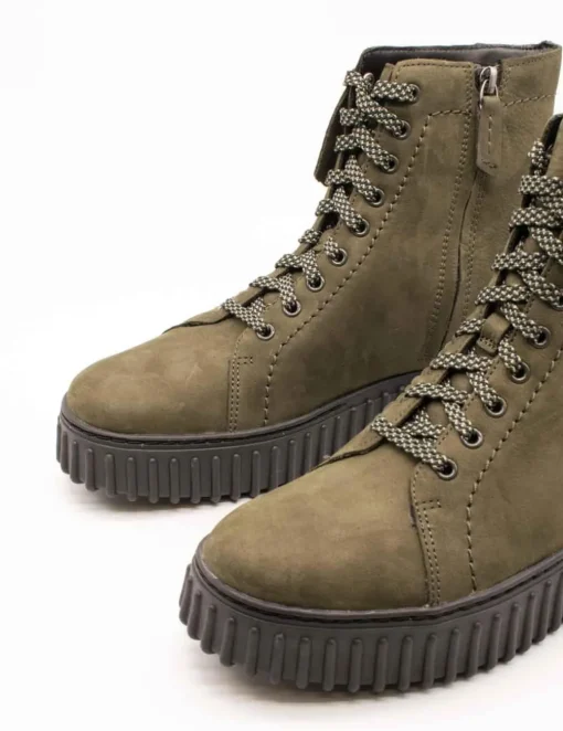 Botín Clarks 26179123 Torhill Rise Dark Green de Mujer