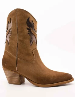 Botín Exé Cesar 710 Suede Maple Bronze de Mujer