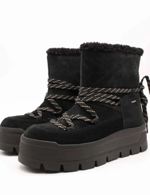 Botín Geox D46WSA 00022 C9999 Spherica Black de Mujer