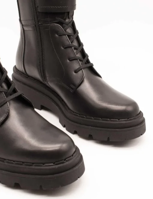 Botín Geox D46XEB 00043 C9999 Felleny Black de Mujer